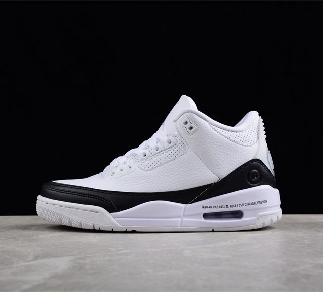 外贸版 Fragment Design x Air Jordan 3 AJ3 乔3 藤原浩 闪电联名 DA3595 100 尺码 36 36.5 37.5 3