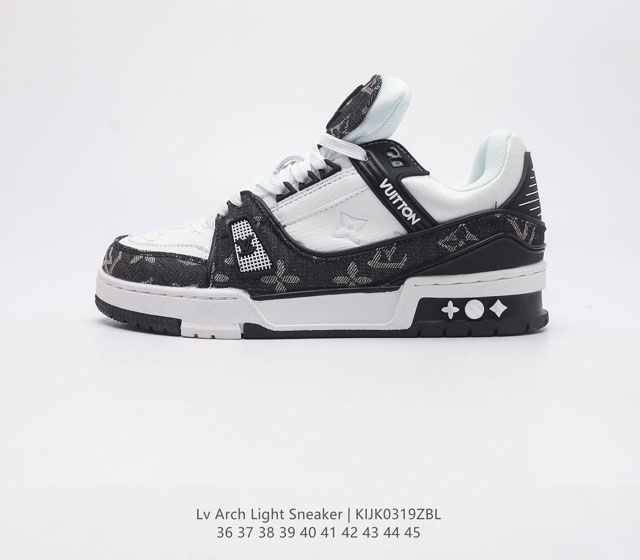 驴牌 LV Arch Light Sneaker 运动鞋系列 新配色 潮男女士板鞋 原版开模耗时研发 高端正确品质独家出货 各方面做工细节完全区别市场版本 原