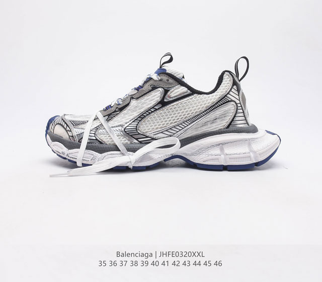 公司级 Balenciaga 巴黎世家 Phantom Sneaker 3XL 做旧复古老爹鞋 巴黎世家十代 正确做旧效果 完美还原ZP公司货 官方全套配件鞋