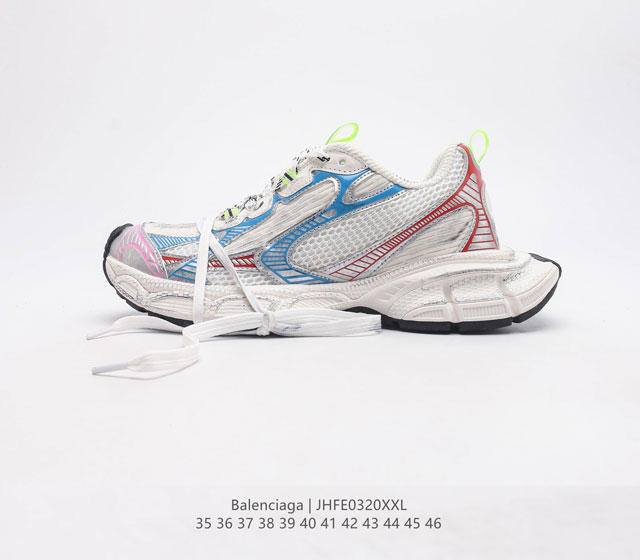 公司级 Balenciaga 巴黎世家 Phantom Sneaker 3XL 做旧复古老爹鞋 巴黎世家十代 正确做旧效果 完美还原ZP公司货 官方全套配件鞋