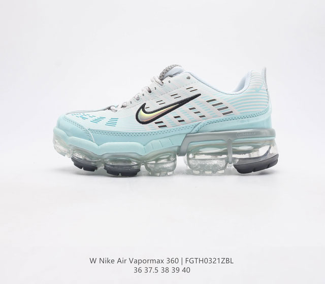 Nike耐克Air VaporMax 360休闲复古全掌气垫缓震运动慢跑鞋 Nike Air VaporMax 360 女子运动鞋的设计灵感源自 Air Ma