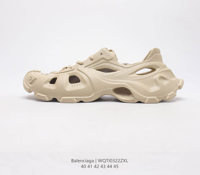 公司级Balenciaga AW22 HD Sneaker 巴黎世家 男士凉拖鞋 沙滩鞋 走秀新款洞洞鞋凉鞋 Size 40-45 编码 WQTI0322