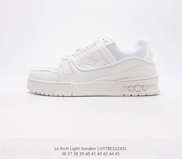 驴牌 LV Arch Light Sneaker 运动鞋系列 新配色 潮男女士板鞋 原版开模耗时研发 高端正确品质独家出货 各方面做工细节完全区别市场版本 原