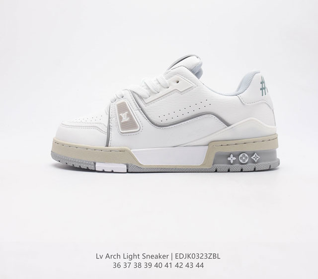 驴牌 LV Arch Light Sneaker 运动鞋系列 新配色 潮男女士板鞋 原版开模耗时研发 高端正确品质独家出货 各方面做工细节完全区别市场版本 原