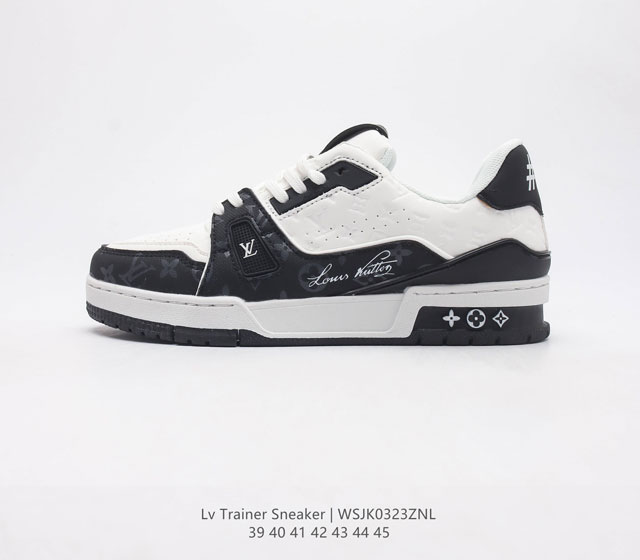 Louis Vuitton Trainer Sneaker Low 人气单品 路易威登Louis Vuitton Trainer Sneaker Low低帮复