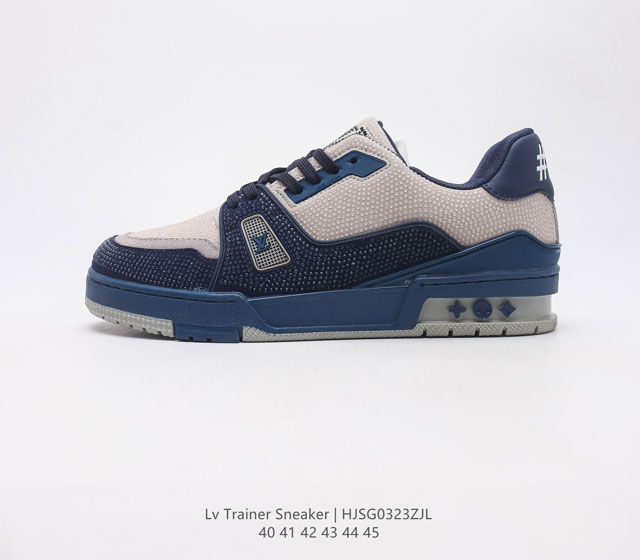 Louis Vuitton Trainer Sneaker Low 人气单品 路易威登Louis Vuitton Trainer Sneaker Low低帮复