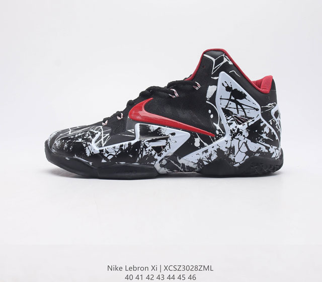 耐克NIKE LEBRON XI ALL STAR ASG 詹姆斯LBJ11全明星夜光实战篮球鞋詹姆斯11代 老鞋 LeBron11是詹姆斯系列外形最好看的一