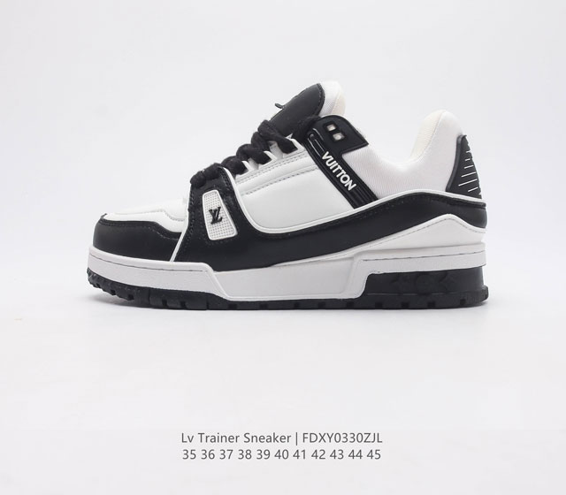 Louis Vuitton Trainer Sneaker Low 人气单品 路易威登Louis Vuitton Trainer Sneaker Low低帮复