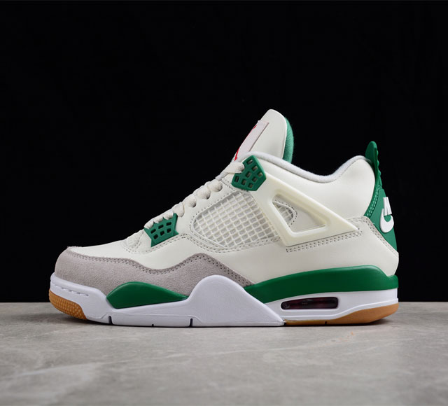 Nk SB x Air Jordan 4 Pine Green AJ4 乔4联名白绿 DR5415-103 尺码 40 40.5 41 42 42.5 43