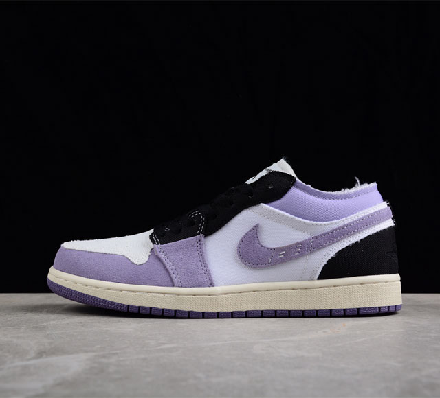 Air Jordan 1 Low AJ1 乔1米白紫 复古文化休闲运动板鞋 DZ4135-002 尺码 36 36.5 37.5 38 38.5 39 40