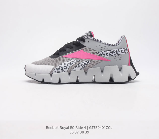 Reebok 锐步 运动板鞋经典ROYAL EC RIDE 4女低帮运动低帮复古休闲运动鞋 这款运动鞋的设计灵感源自经典跑鞋 采用抢眼的配色 搭配几何图案设计 - 点击图像关闭