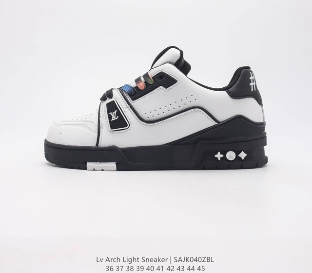 全新LV路易威登Louis Vuitton Trainer Sneaker Low休闲运动文化百搭篮球板鞋 码数 36 37 38 39 40 41 42 4