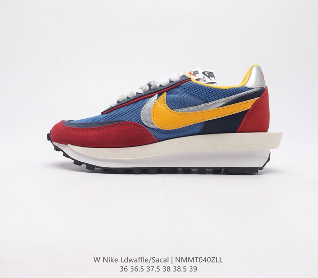 耐克 NIKE 耐克双勾Swoosh跑鞋 Sacai x Nike LDWaffle sacai 将 Nike 经典鞋款 Waffle Daybreak 和