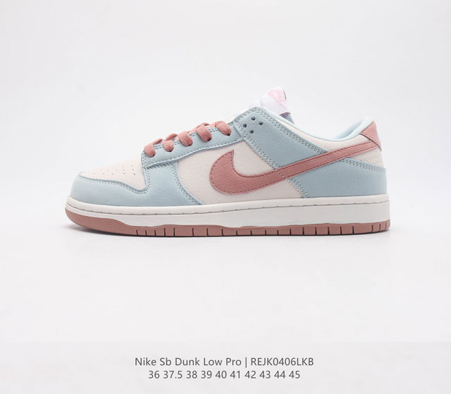 真标耐克Nike SB Dunk Low Pro 复古低帮休闲运动滑板板鞋 采用脚感柔软舒适ZoomAir气垫 有效吸收滑板等极限运动在落地时带来的冲击力 为街