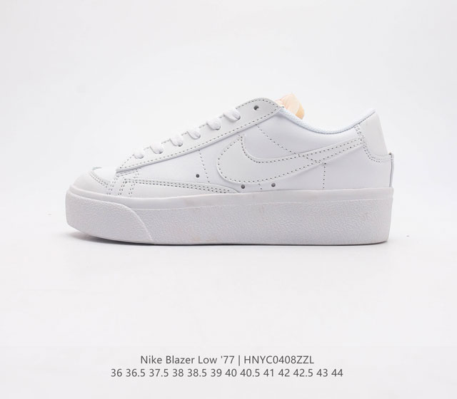 耐克 Nike Blazer Low 77 VNTG 男女子运动鞋 重现低调风格和经典篮球外观 依托经典简约魅力和舒适性能 备受街头时尚赞誉 华美翻毛皮细节