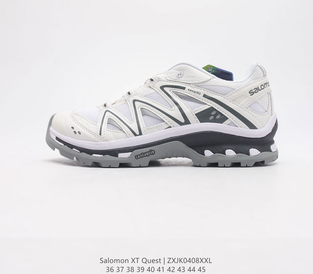 Salomon XA PRO 3D ADV 萨洛蒙 户外越野跑鞋 鞋面采用SENSIFIT贴合技术 全方位贴合包裹脚型 鞋跟部鞋底牵引设计 提供强大的抓地性能