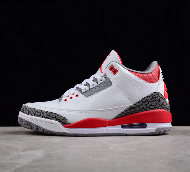 外贸版 Air Jordan 3 Retro Fire Red AJ3 乔3全新火焰红 DN3707-160 尺码 36 36.5 37.5 38 38.5