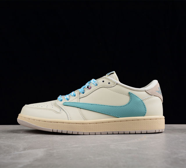 Nike Air Jordan 1 Low OG SP BGreen Toe AJ1闪电藤原浩 鬼脸三方联名倒钩货号 DM7866-102 Size 36 3