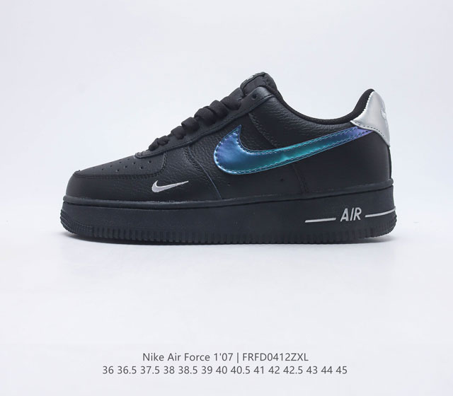 耐克Nike Air Force 1 Low 空军一号低帮百搭休闲运动板鞋 柔软 弹性十足的缓震性能和出色的中底设计 横跨复古与现代的外型结合 造就出风靡全球