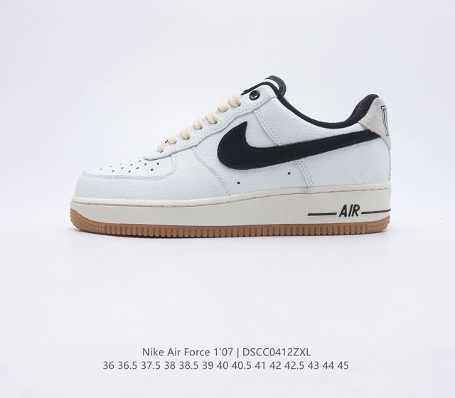 耐克 Nike Air Force 1 07空军一号经典篮球鞋休闲运动鞋 穿上 Air Force 1 07 运动鞋革新经典篮球鞋 助你踢踩跳跺 滑步旋转 自