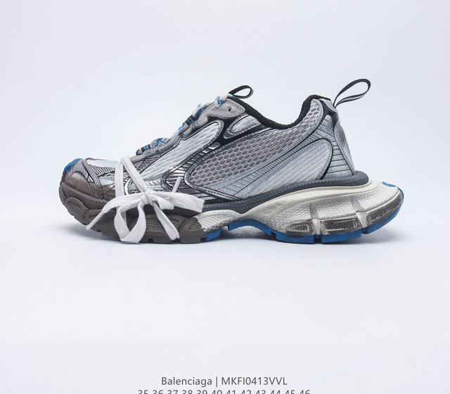 纯原Balenciaga Phantom Sneaker 巴黎世家 巴黎世家全新十代潮流跑鞋 增加全新设计 在延续 Track Trainer 户外轮廓和复杂