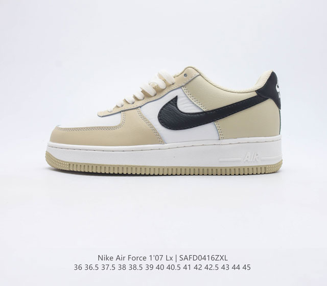 耐克Nike Air Force 1 Low 空军一号低帮百搭休闲运动板鞋 柔软 弹性十足的缓震性能和出色的中底设计 横跨复古与现代的外型结合 造就出风靡全球