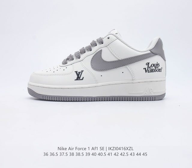 耐克 Nike Air Force 1 07 空军一号运动鞋时尚休闲男女士篮球板鞋 设计灵感源自摔跤运动 助你发挥天赋 震撼全场 华丽设计搭配优质组合拼接鞋面