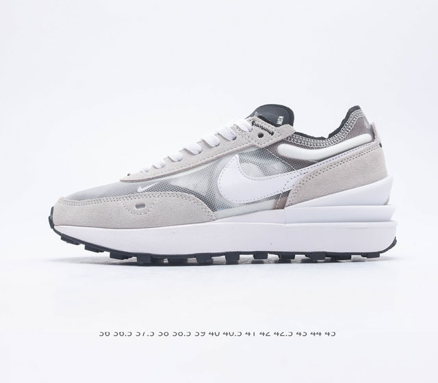 Nike Waffle One 男子运动鞋女 革新演绎 Waffle 系列经典鞋款 巧妙糅合 Nike 跑步经典传承元素及新颖创意构想 耐穿 TPU 后跟夹