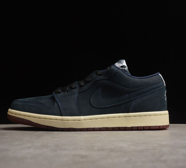 CJ版本纯原 Eastside Golf x Air Jordan 1 Low AJ1 乔1高尔夫 黑蓝色低帮休闲板鞋 DV1759-448 Size 40