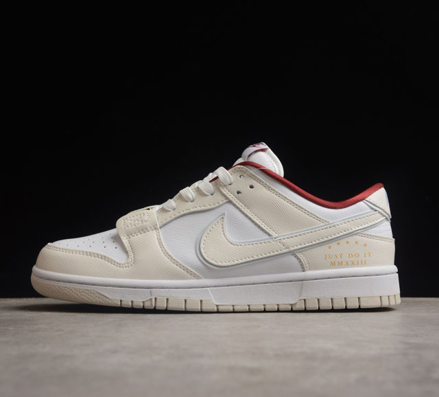 性价版 NK sb Dunk Low Team Red 金属扣米白 SB低帮运动休闲板鞋 DV1160-100 尺码 36 36.5 37.5 38 38.5