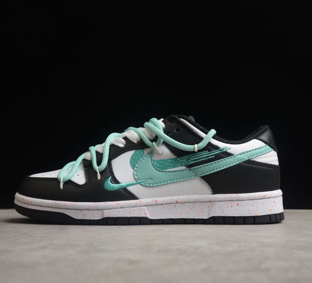 Nike SB Dunk Low NO 205蒂芙尼蓝 活力三勾解构抽绳鞋带官方货号 FD4623 131 纯原大厂出品 极力推荐原装头层材料 独家版型蒸餾加