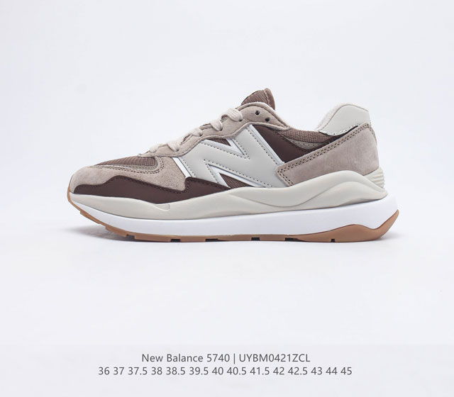 公司级新百伦 New Balance NB5740系列 凭借多种严选的优质素材重塑出让人耳目一新又充满层次感的革新中低结构 为呼应90年代的巨大化潮流 鞋侧也