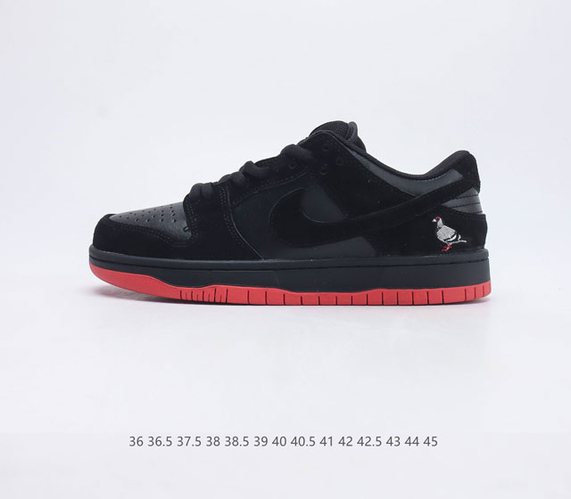 耐克Nike SB Dunk Low Pro 复古低帮休闲运动滑板板鞋 采用脚感柔软舒适ZoomAir气垫 有效吸收滑板等极限运动在落地时带来的冲击力 为街头