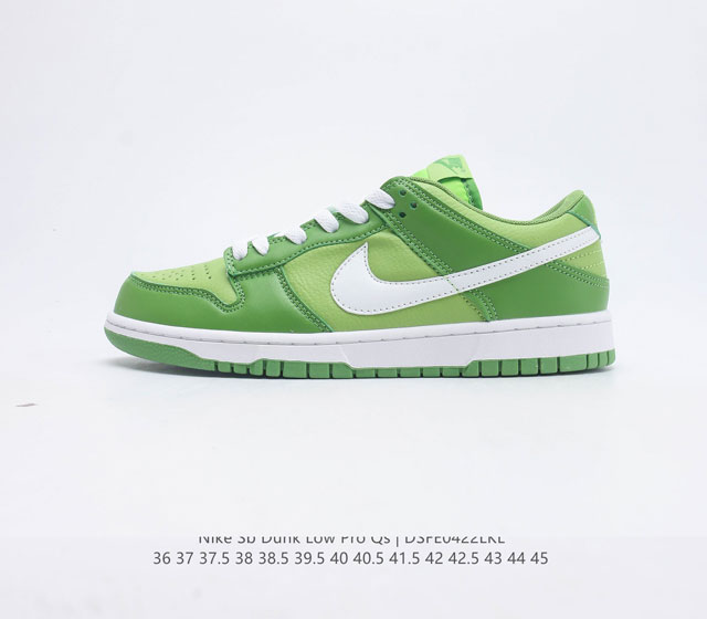 公司级 耐克Nike SB Dunk Low Pro 复古低帮 休闲运动滑板板鞋 采用脚感柔软舒适ZoomAir气垫 有效吸收滑板等极限运动在落地时带来的冲击力