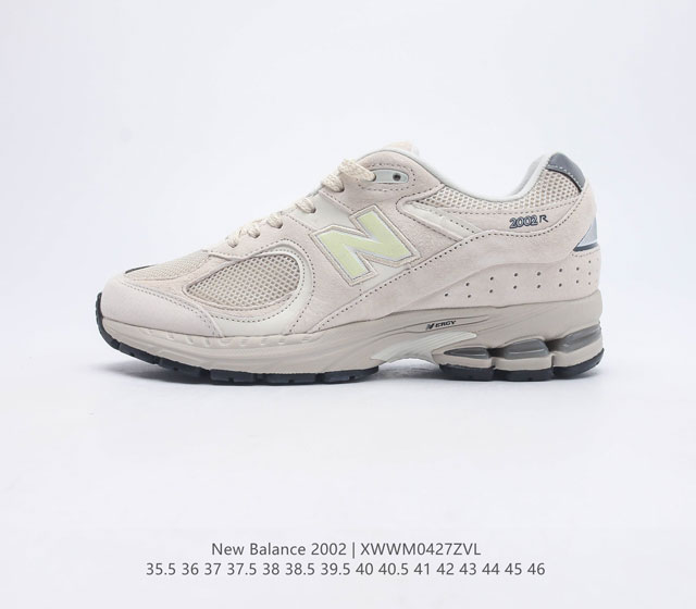 新百伦 New Balance 2002R 跑鞋 时尚男女运动鞋厚底增高老爹鞋 沿袭了面世之初的经典科技 以 ENCAP 中底配以升级版 N-ERGY 缓震物