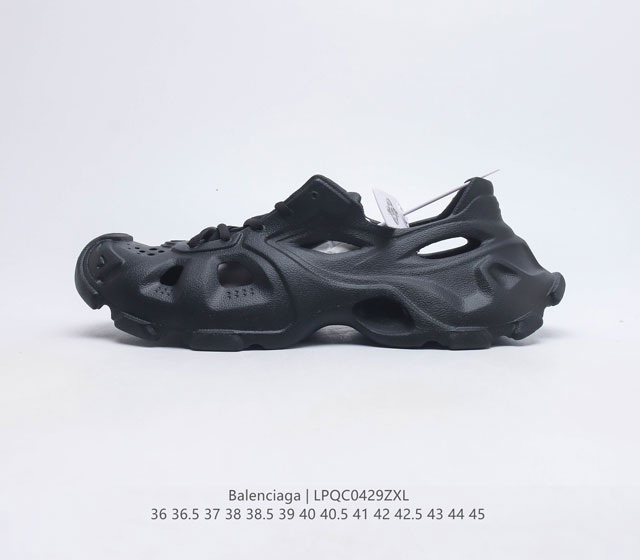 BALENCIAGA 巴黎世家 法国高端奢侈品牌-巴黎世家BALENCIAGA Mold Thong Sandals夏季沙滩涉水百搭休闲人字拖凉拖鞋 采用超轻