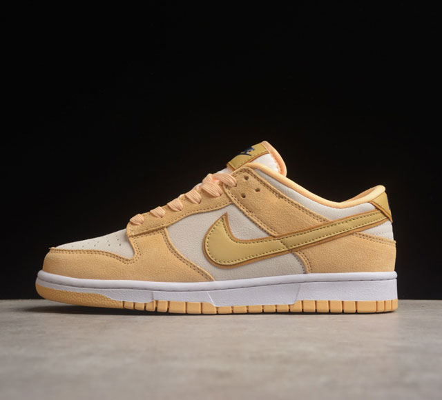 性价版 Nike SB Dunk Low Gold Suede 芝士布丁色 官方货号 DV7411-200 尺码 36 36.5 37.5 38 38.5 3