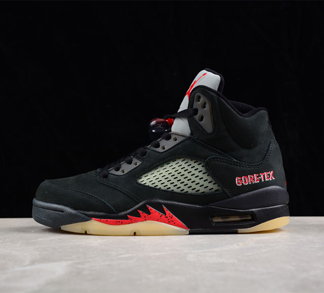 Air Jordan 5 Off-Noir AJ5 乔5防水黑 DR0092-001 尺码 40 40.5 41 42 42.5 43 44 44.5 45