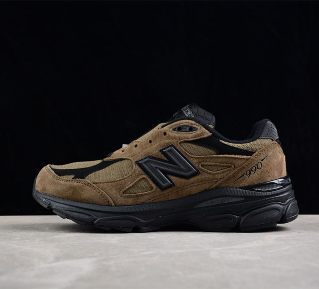 纯原版本 JJJJound x New Balance 990V3 联名款 经典复古休闲运动百搭老爹跑步鞋 M990JJ3 尺码 36 37 37.5 38