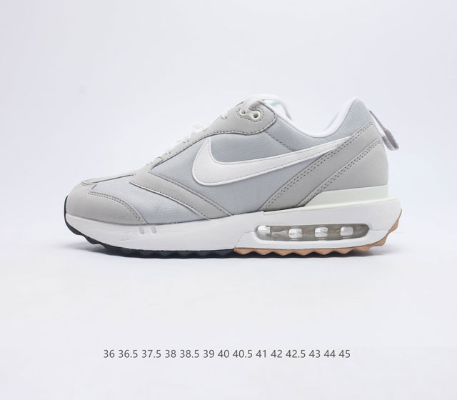 Nk Air Max Dawn 全新缓震气垫跑鞋DJ3624-001 鞋款带来新的外底和鞋帮额外尺寸为鞋子的耐久设计线条增添了新能量 从配色上彰显出浓厚的复古