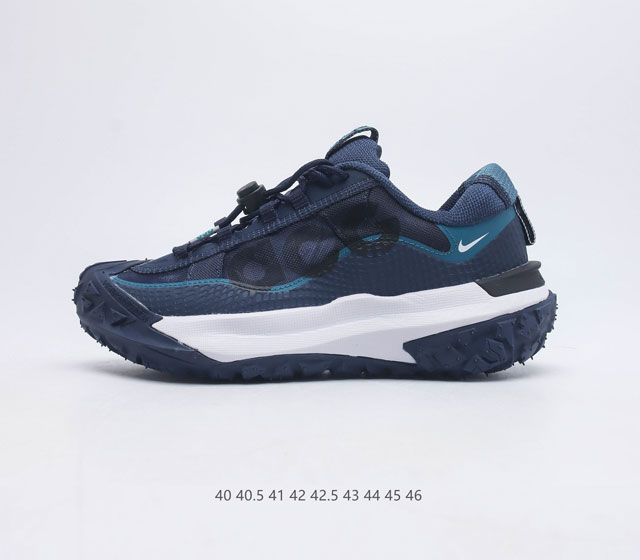 Nike ACG Mountain Fly Low Fossil Stone 低帮版本的Mountain Fly 全新来袭 该鞋款沿袭前代高帮型的设计传统 轻