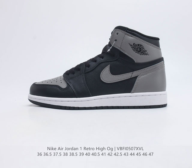 公司级耐克Nike Air Jordan 1 Retro High OG Bred Toe AJ1代迈克尔 乔丹高帮经典复古百搭休闲文化运动篮球鞋Jordan