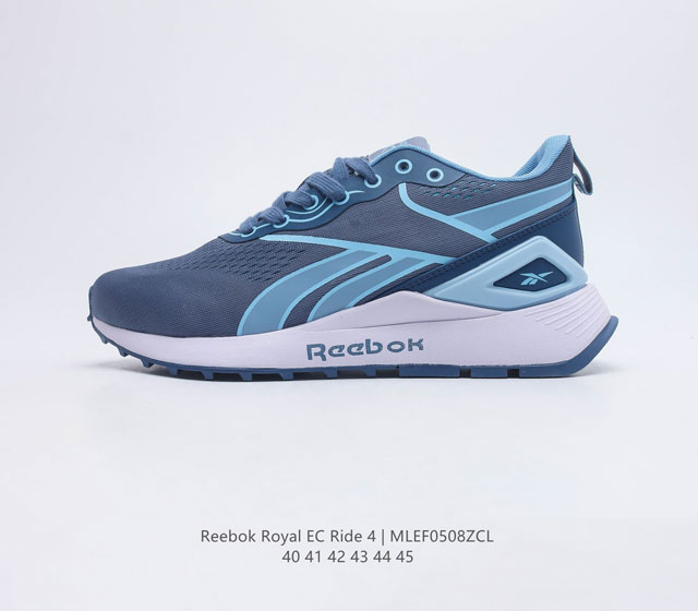 Reebok 锐步 运动板鞋经典ROYAL EC RIDE 4男低帮运动低帮复古休闲运动鞋 这款运动鞋的设计灵感源自经典跑鞋 采用抢眼的配色 搭配几何图案设计