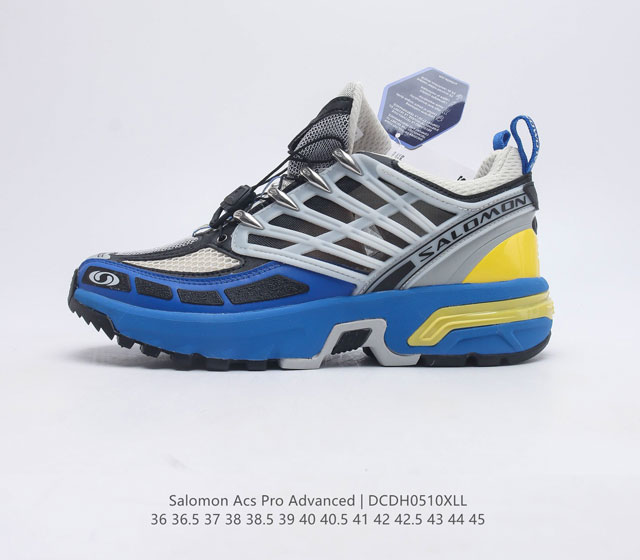 公司级法国户外品牌-萨洛蒙 Salomon ACS Pro Advanced 先行系列低帮 城市越野机能透气休闲运动鞋 东莞原厂版 真标半码制 采用原厂高性能 - 点击图像关闭