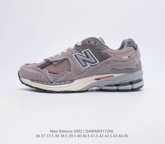 公司级 带半码 New Balance 2002R 跑鞋 沿袭了面世之初的经典科技 以 ENCAP 中底配以升级版 N-ERGY 缓震物料 鞋面则采用特色的柔