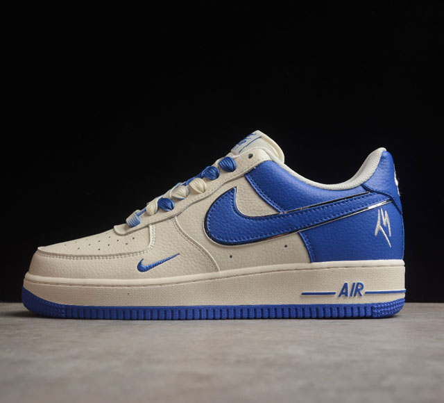 Fat Joe x Nk Air Force 1 07 Low 米宝蓝Ts小勾 空军一号低帮休闲板鞋 官方货号 IO5636-666 打造纯正空军版型 专注外