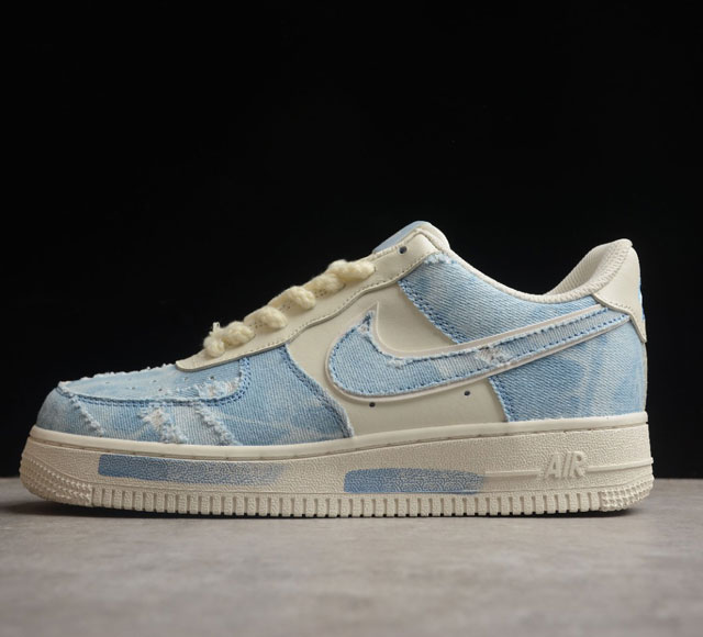 Levi s x Nk Air Force 1 07 Low 李维斯联名 牛仔布空军一号低帮休闲板鞋官方货号 CW1888-611 打造纯正空军版型 专注外贸