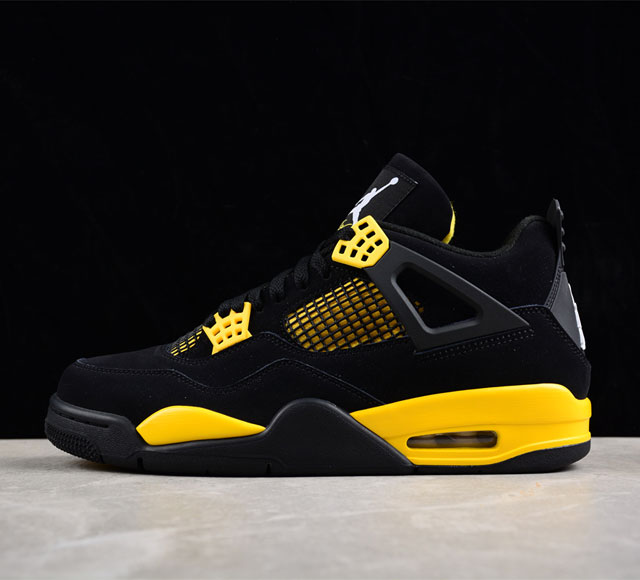 纯原版本 Air Jordan 4 Thunder AJ4 乔4雷公 复刻篮球鞋 DH6927-017 尺码 36 36.5 37.5 38 38.5 39