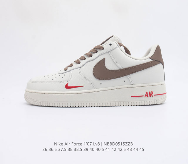 头层皮 耐克 Nike Air Force 1 LV8 空军一号运动鞋 设计灵感源自摔跤运动 助你发挥天赋 震撼全场 华丽设计搭配优质皮革 契合不同造型 增添