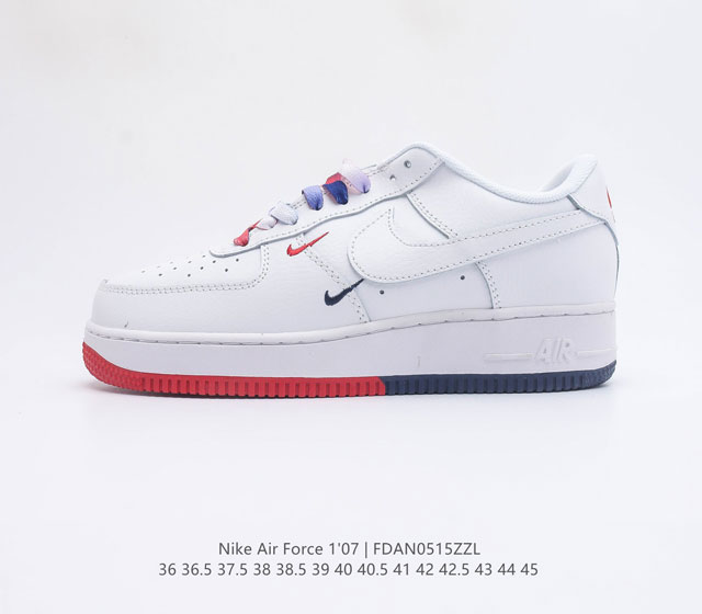 真标耐克Nike Air Force 1 07 空军一号低帮百搭休闲运动板鞋 柔软 弹性十足的缓震性能和出色的中底设计 横跨复古与现代的外型结合 造就出风靡全